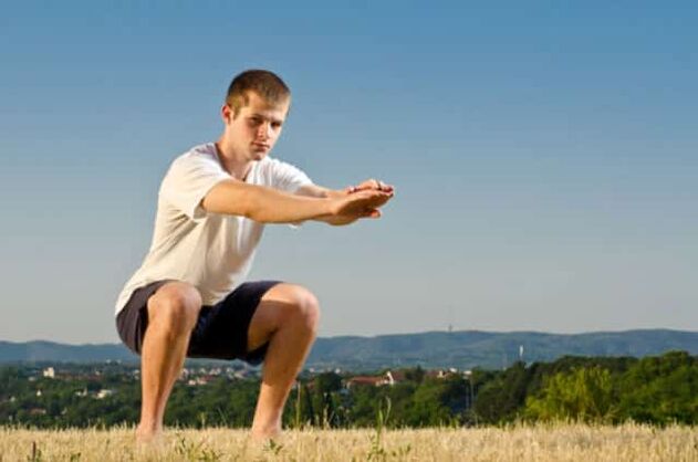 Gli squat sono un esercizio efficace per la prevenzione della prostatite