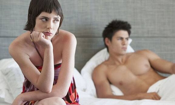 mancanza di sesso con prostatite in un uomo